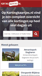 Mobile Screenshot of kortingkaartjes.nl